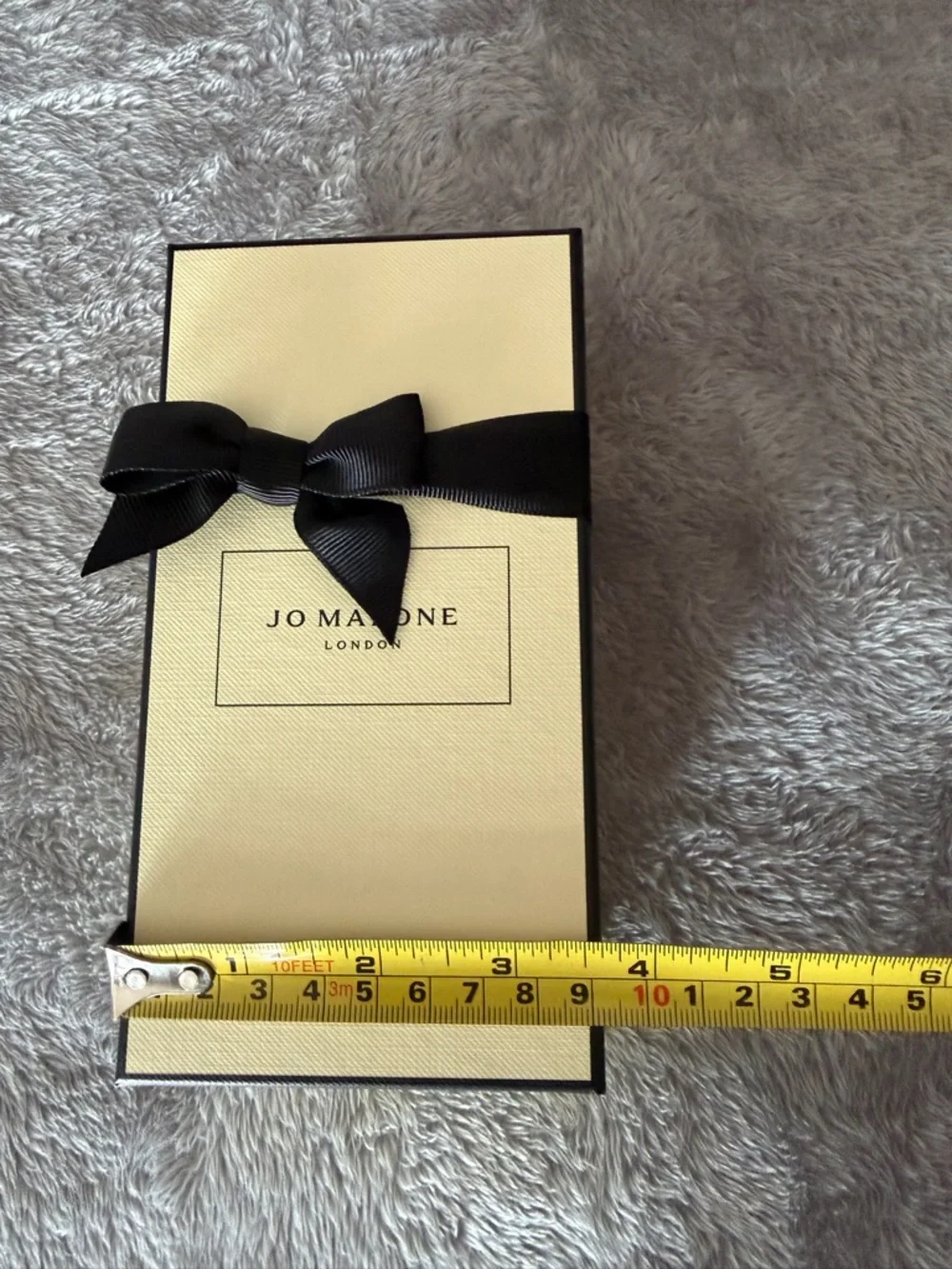 Jo Malone Cream and Black Gift Box with Ribbon